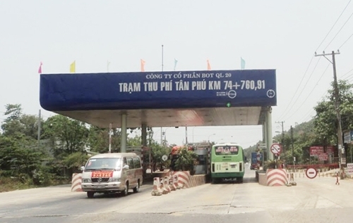 Tạm dừng thu phí trạm BOT Tân Phú từ ngày 20 10