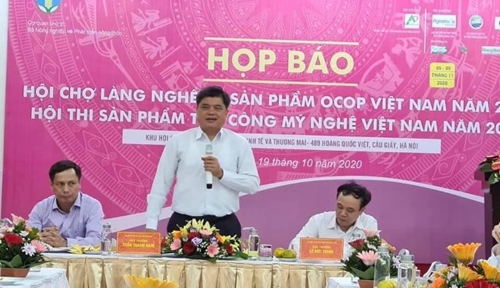 Sắp diễn ra Hội chợ làng nghề và sản phẩm OCOP Việt Nam 2020