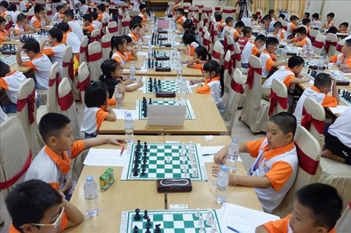 Khai mạc Giải Vô địch cờ vua trẻ xuất sắc toàn quốc năm 2020 tranh Cúp SHB
