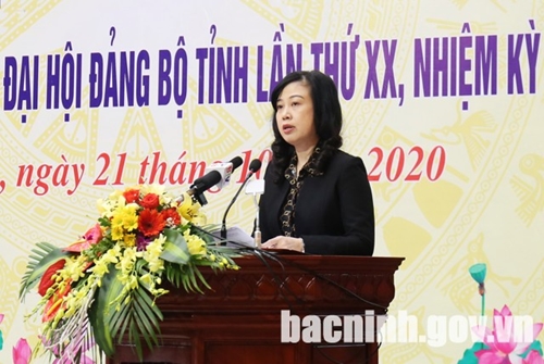 Bắc Ninh phấn đấu thực hiện tốt Nghị quyết Đại hội Đảng bộ tỉnh lần thứ XX