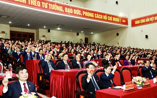 Bế mạc Đại hội đại biểu Đảng bộ tỉnh Ninh Bình lần thứ XXII