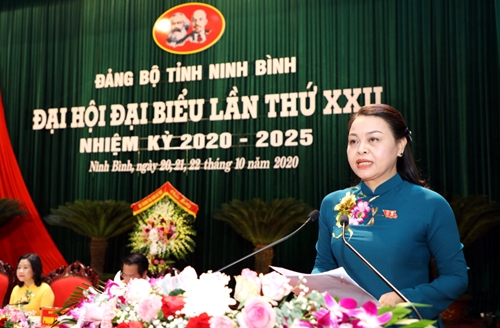 Đồng chí Nguyễn Thị Thu Hà tái đắc cử Bí thư Tỉnh ủy Ninh Bình