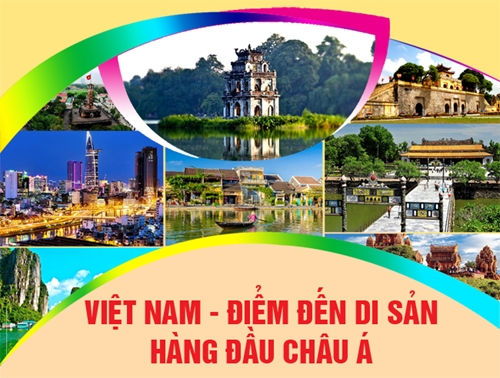 Infographic Việt Nam - “Điểm đến di sản hàng đầu châu Á”