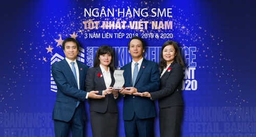 BIDV nhận giải thưởng “Ngân hàng SME tốt nhất Việt Nam 2020”