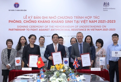 Ký kết Biên bản ghi nhớ Chương trình Hợp tác phòng, chống kháng kháng sinh tại Việt Nam giai đoạn 2021 – 2023