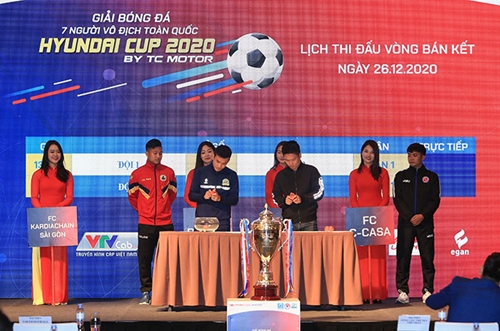 Giải bóng đá 7 người toàn quốc sẽ khởi tranh vào cuối tháng 12
