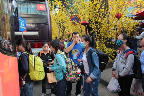 Thành phố Hồ Chí Minh chăm lo cho thanh niên công nhân, sinh viên dịp Tết