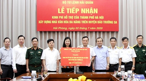 Hà Nội Quyên góp ủng hộ Quỹ “Vì biển, đảo Việt Nam