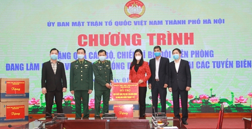 Ủy ban MTTQ Việt Nam TP Hà Nội hỗ trợ công tác phòng chống dịch COVID-19