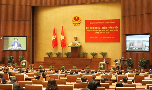 Hình ảnh Hội nghị quán triệt Nghị quyết Đại hội XIII của Đảng