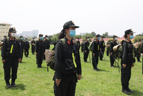 Tiếp tục tăng cường cảnh sát cơ động hỗ trợ Bắc Giang đảm bảo an ninh và chống dịch