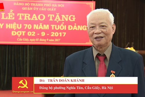 Vĩnh biệt đảng viên lão thành Trần Doãn Khánh