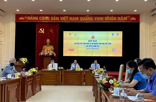 Công bố Giải báo chí toàn quốc “Vì sự nghiệp giáo dục Việt Nam” năm 2021