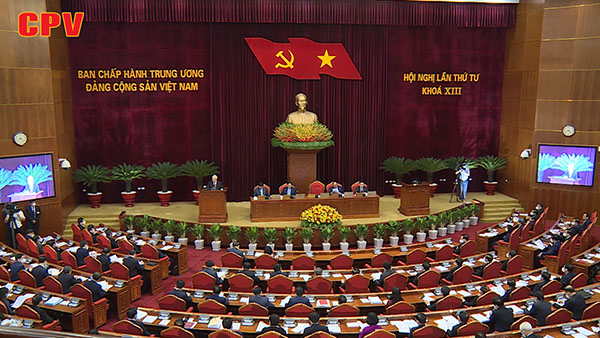 Tổng Bí thư Nguyễn Phú Trọng phát biểu khai mạc Hội nghị Trung ương 4 khóa XIII