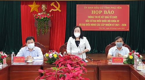 Phú Yên 50 đại biểu trúng cử HĐND tỉnh nhiệm kỳ mới