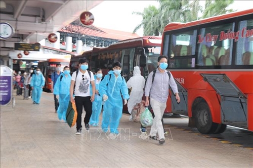 Yên Bái đón 490 công dân từ các tỉnh phía Nam hồi hương