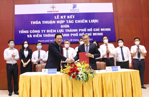 Tổng công ty Điện lực TP Hồ Chí Minh và VNPT TP Hồ Chí Minh hợp tác đẩy mạnh ứng dụng công nghệ số
