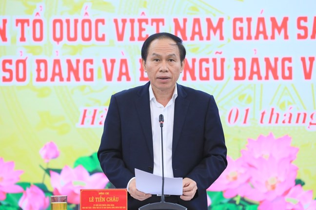 Nâng cao vai trò giám sát, góp ý xây dựng tổ chức đảng và đội ngũ đảng viên của MTTQ Việt Nam