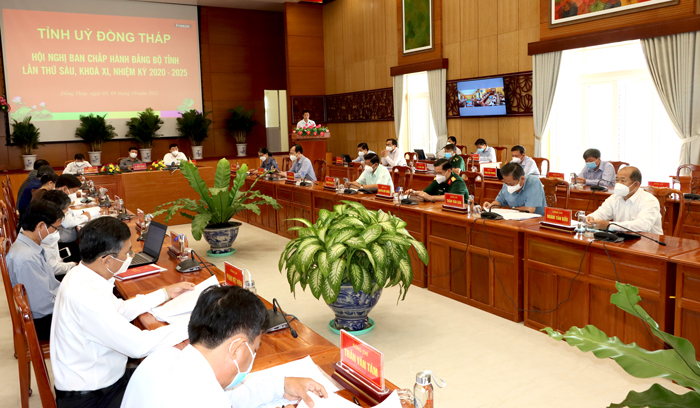 Nhiều ý kiến đóng góp vào các Tờ trình tại hội nghị lần thứ 6 Ban Chấp hành Đảng bộ tỉnh Đồng Tháp