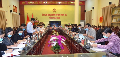 Thường trực HĐND huyện Hưng Hà tổ chức hội nghị thống nhất chương trình Kỳ họp thứ ba HĐND huyện khóa XX