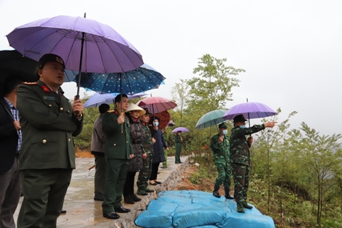 Lãnh đạo tỉnh Hà Giang kiểm tra công tác chuẩn bị Diễn tập khu vực phòng thủ Mèo Vạc