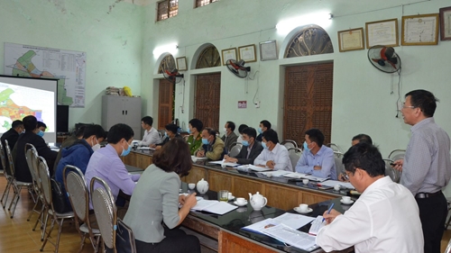 Đoàn công tác Huyện ủy Hưng Hà làm việc tại Đông Đô