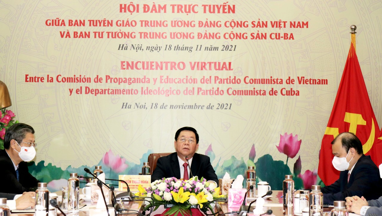 Việt Nam và Cuba trao đổi kinh nghiệm về công tác tư tưởng và xây dựng Đảng