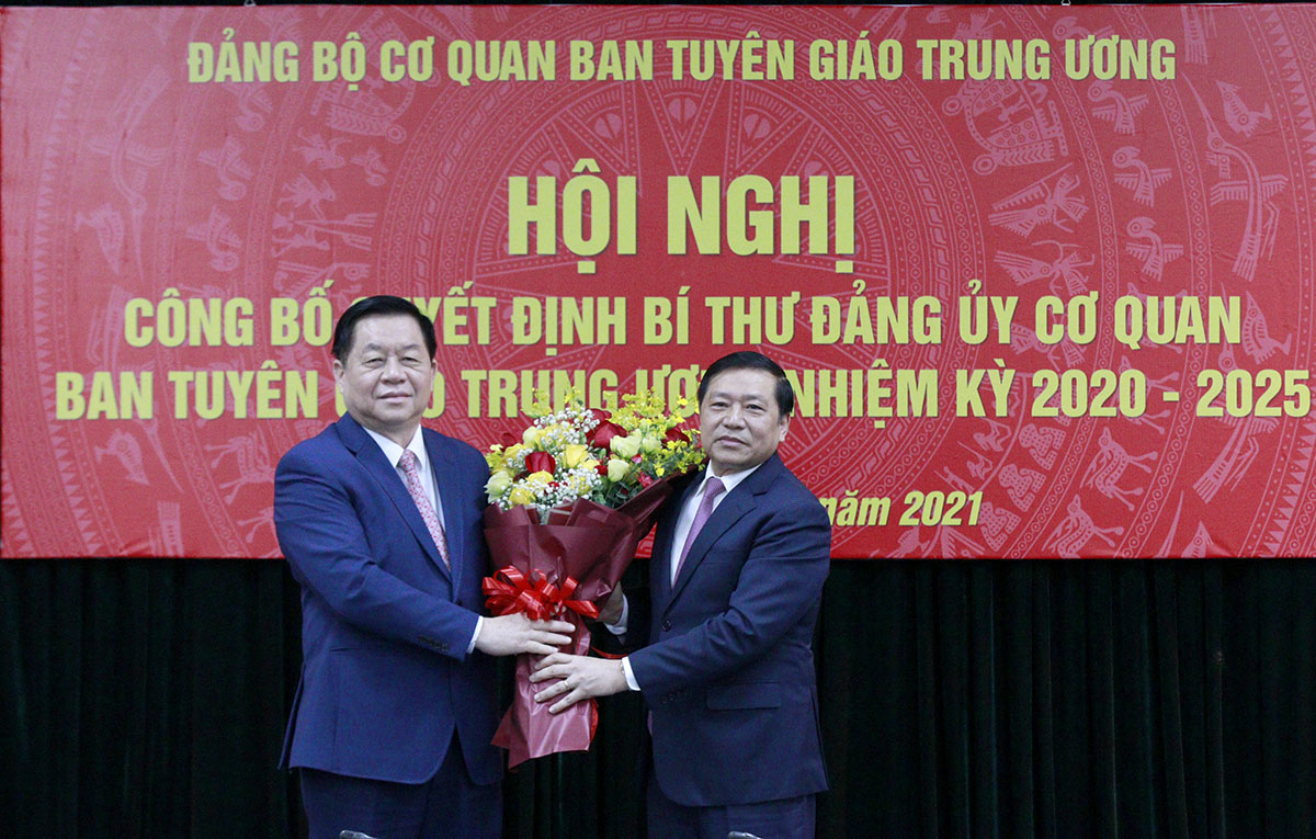 Đồng chí Lại Xuân Môn giữ chức Bí thư Đảng uỷ Cơ quan Ban Tuyên giáo Trung ương