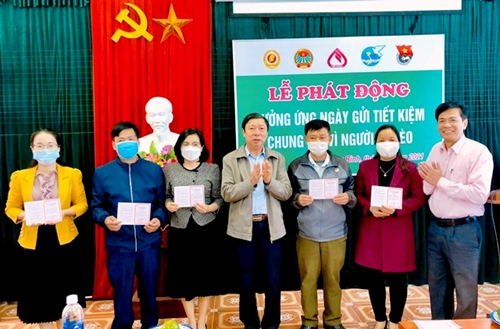 NHCSXH huyện Quảng Ninh tổ chức phát động Ngày “Gửi tiền tiết kiệm, chung tay vì người nghèo”