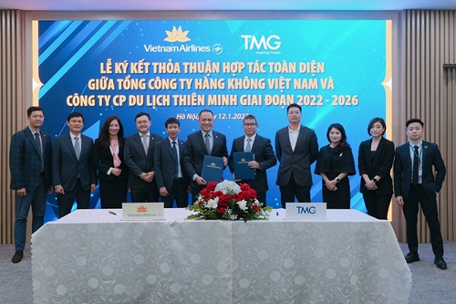 Vietnam Airlines và Tập đoàn Thiên Minh trở thành đối tác toàn diện