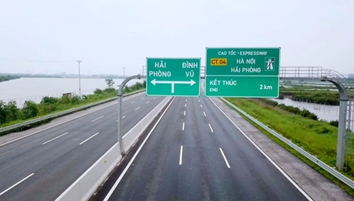 Về thông tin cấm xe trả phí thủ công đi cao tốc Hà Nội - Hải Phòng
