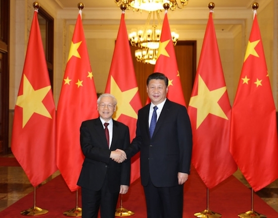 Trao đổi Điện mừng kỷ niệm 72 năm ngày thiết lập quan hệ ngoại giao Việt Nam - Trung Quốc