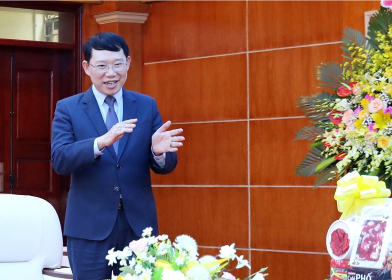 Chủ tịch UBND tỉnh Bắc Giang Lê Ánh Dương thăm, chúc Tết huyện Tân Yên