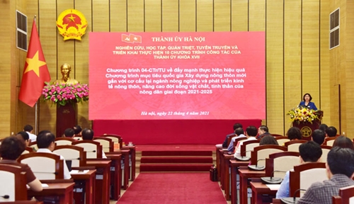Hà Nội tổ chức đợt sinh hoạt chính trị về xây dựng, chỉnh đốn Đảng và hệ thống chính trị
