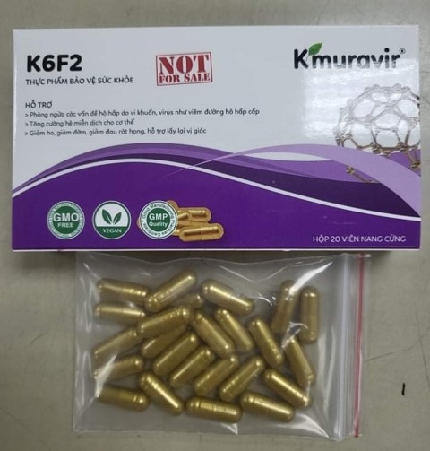 Cảnh báo sản phẩm K6F2 Kmuravir® được “chào bán” điều trị COVID-19