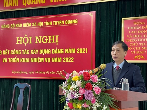 Đảng bộ BHXH tỉnh Tuyên Quang triển khai nhiệm vụ năm 2022