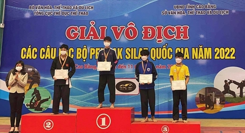 Quảng Ninh đoạt 2 HCV tại Giải vô địch các CLB Pencak Silat quốc gia năm 2022