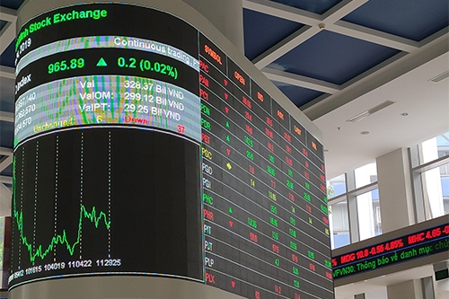 Giá trị giao dịch cổ phiếu niêm yết tại HNX tăng mạnh trong tháng 2 2022