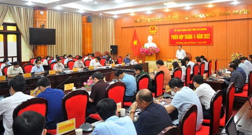 Chủ tịch UBND tỉnh Hà Giang Phân công nhiệm vụ rõ ràng đối với từng cá nhân trong chỉ đạo, thực hiện nhiệm vụ
