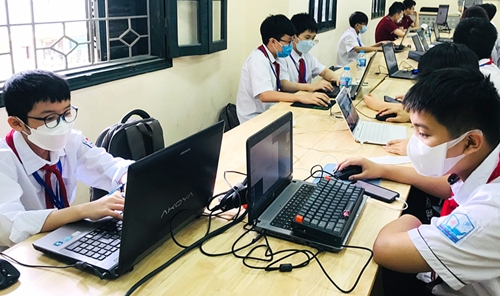 Gần 300 thí sinh dự chung kết Hội thi Tin học trẻ thành phố Hà Nội