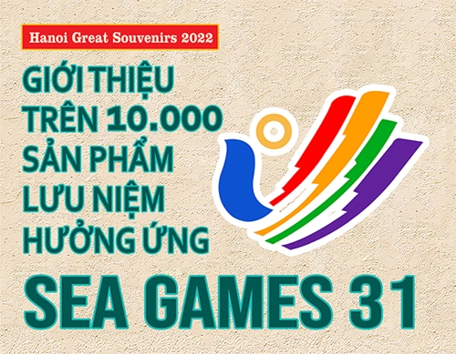 SEA Games 31 Ha Noi Grat Souverirs 2022 giới thiệu trên 10 000 sản phẩm lưu niệm