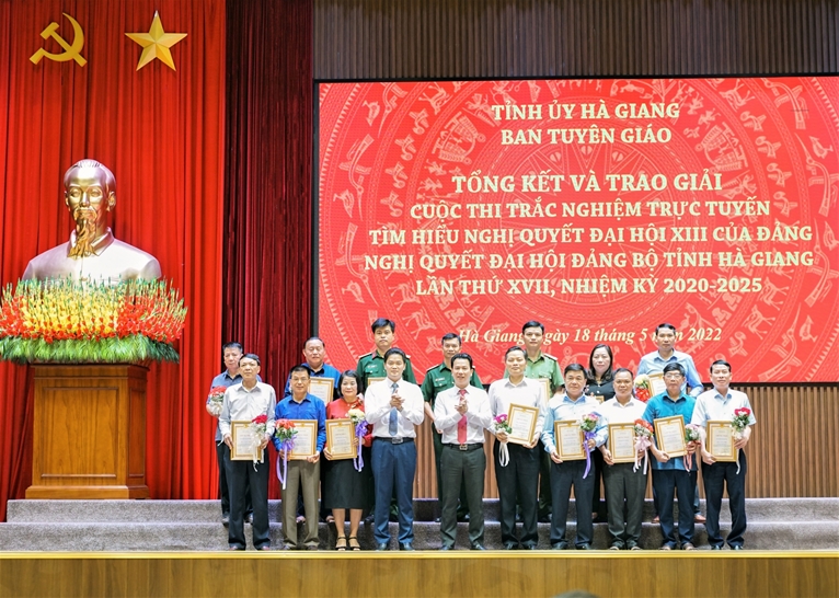 Hà Giang Hơn 132 nghìn người tham gia Cuộc thi tìm hiểu nghị quyết đại hội đảng các cấp
