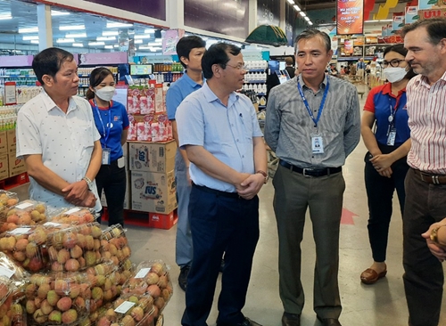 Bắc Giang đẩy mạnh tiêu thụ vải thiều tại thị trường phía Nam