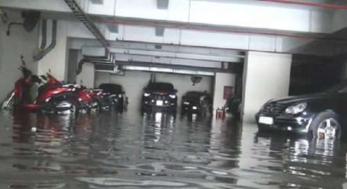 Trách nhiệm bồi thường đối với phương tiện bị ngập nước tại hầm chung cư