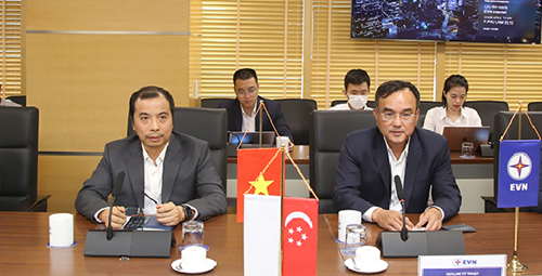 EVN Hợp tác năng lượng giữa Việt Nam và Singapore