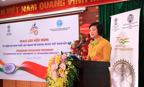 Giao lưu hữu nghị kỷ niệm 50 năm thiết lập quan hệ ngoại giao Việt Nam - Ấn Độ