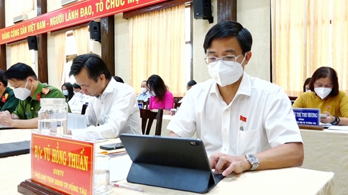 Thành phố Vũng Tàu thực hiện “phòng họp không giấy”