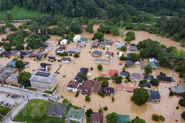 Hình ảnh: Tổng thống Mỹ ban bố tình trạng thảm họa do mưa lũ tại bang Kentucky số 1