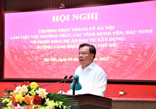 Hà Nội phối hợp với Hưng Yên, Bắc Ninh triển khai Dự án đường Vành đai 4
