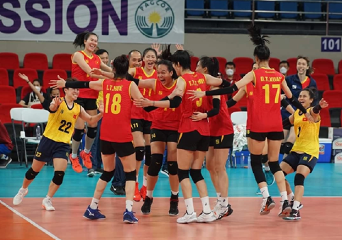 Bóng chuyền nữ Việt Nam vào bán kết AVC Cup 2022